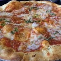 Margarita Pizza · Mozzarella, House Sauce, Fresh Basil