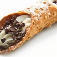 Cannoli · Classic cannoli with chocolate chips.