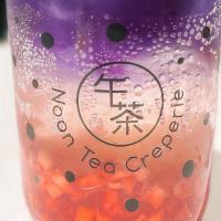 Strawberry Galaxy · One of our Top 5 items.  Our signature galaxy drink made with fresh strawberries, sprite, se...