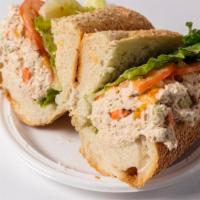 Tuna Salad Sandwich · Fresh tuna salad on a roll.