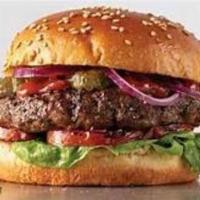 Classic Burger · 1/2 pound burger, lettuce, tomato and special sauce on a brioche bun.