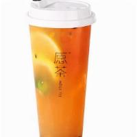 Super Fruit Green Tea超级水果绿 · Fresh watermelon, orange, lime, and lemon, with its accents of passion fruits, mixed up with...
