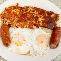 2 Eggs With Sausage · 