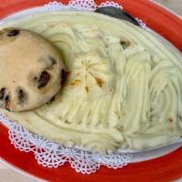 Shepherd'S Pie · Ground beef, vegetables & gravy topped with mashed potatoes; served with a buttered Irish sc...