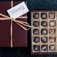 Salted Caramels Milk & Dark  (20 Pc) · Buttery handmade caramel made with Pittsford farms dairy cream and rich chocolate. A 20-piec...