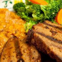 Turkey Meatloaf Entree · Served with 2 small sides and warm bread.