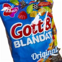 Gott & Blandat Bag · Malaco Good and Plenty has a unique mix of sweet, salty and sour fruit gums.