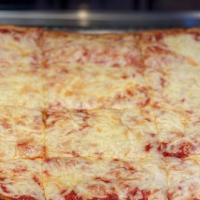 Sicilian Pizza · Classic Sicilian square crust.