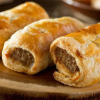 The Sausage Roll · Our fresh, made daily pizza dough rolled around Italian sausage and mozzarella cheese and ba...