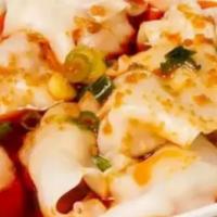 Wonton In Chili Sauce · Hot and spicy.