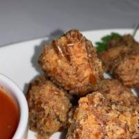 Pretzel Chicken Poppers · 
