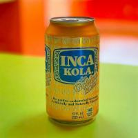 Inca Kola · Can of Inca kola.