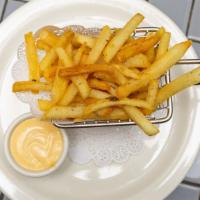 Bara Fries · French fries tossed with herb de provence. Served with a side of spicy mayonnaise.