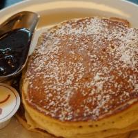 Pancakes · berkshire maple syrup, salted butter