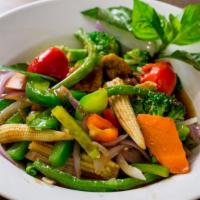 Tofu Mixed Vegetable · Mixed vegetables and tofu sauteed w. a traditional Vietnamese sauce.