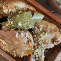 Chicken Adobo Platter · filipino-style chicken adobo over rice platter