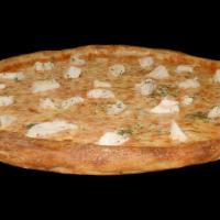 Pizza Ala Vodka · Rich and creamy vodka sauce base with mozzarella cheese. Add chicken for an additional charg...