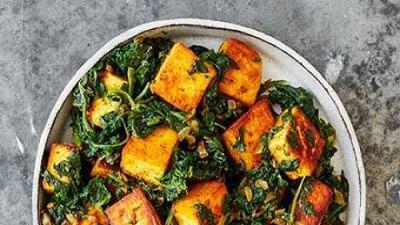 Saag Paneer · Cottage cheese cooked with spinach and blend of fresh spices.