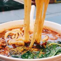 Beef Stew Noodle Soup · Hot and spicy.