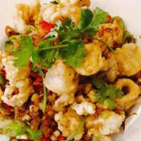 Hong Kong Style Fried Squid · Hot and spicy