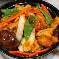 Fish & Tofu Casserole · Hot and spicy.