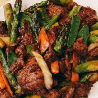 Sliced Beef With Asparagus (Dinner) · 