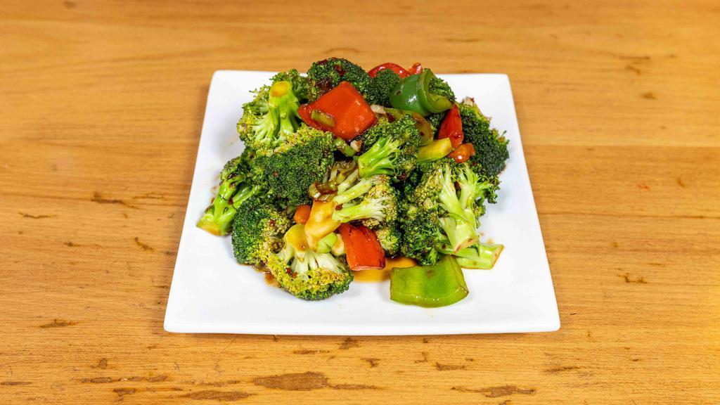 Broccoli In Garlic Sauce (Dinner) · Hot and spicy.