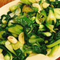 Jalapeno Pepper & Baby Bok Choy (Dinner) · Hot and spicy.