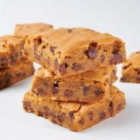 Brownie · Scrumptious Pecans, Walnuts and Semi Sweet Chocolate Chips are Blended Into Our Blondie Brow...