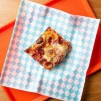 Square Pepperoni Slice · 