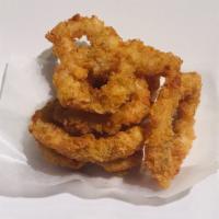 Crispy Calamari · Deep-fried calamari.
