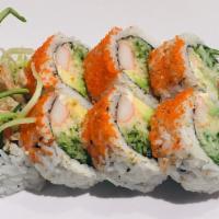 Spider Roll · Softshell crab, asparagus and radish, sprouts, avocado, cucumber.