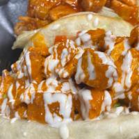 Buffalo Chicken Chalupa  · Buffalo chicken with ranch drizzle on top