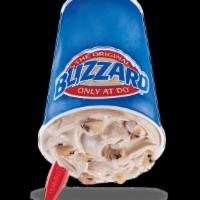 Chocolate Chip Cookie Dough Blizzard Treat · Chocolate chip cookie dough and rich fudge blended with creamy DQ® soft serve to Blizzard® T...