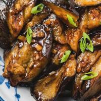 Eggplant In Garlic Sauce · Spicy. Please inform us of any food allergies when ordering
