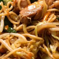 Chicken Chow Mein · Stir fried noodle dish.