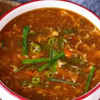 Hot & Sour Soup · Spicy. Please inform us of any food allergies when ordering.