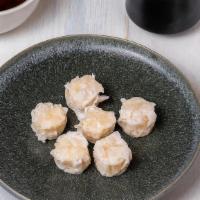 Shumai · Steamed shrimp dumpling.