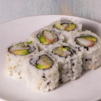 California Roll · Crab meat, cucumber and avocado.
