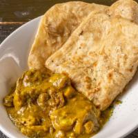 Curried Chicken · Bone-in chicken seasoned with tropical herbs and cooked to perfection in curry sauce.