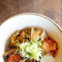 Bulgogi Ribeye · Made with either rice or noodles featuring marinated ribeye, triple seasonal kimchi, poached...