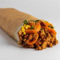Vegan Shawarma Laffa · Authentically Spiced Pan Seared Plant-Base Shawarma