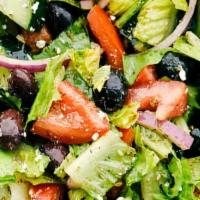 Greek Salad · With Olive Oil, Oregano, Dill and Lemon.