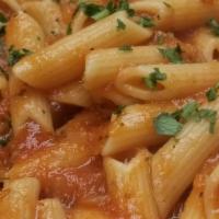 Penne Ala Vodka  · penne tossed with marinara and a touch of cream