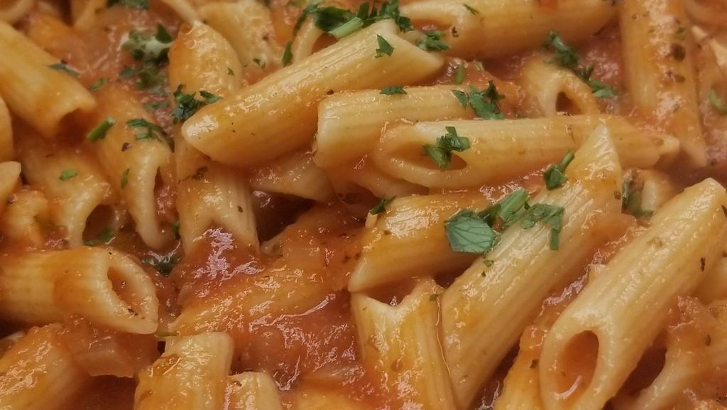 Penne Ala Vodka  · penne tossed with marinara and a touch of cream