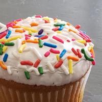 Funfetti Cupcakes · Not enthusiastic about buttercream on your cupcakes? Not a problem, enjoy these treats made ...