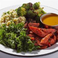 Veggie Plate  · Choose 4 sides and a sauce