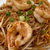 Lunch Pad Thai · Sauteed noodle with egg scallions bean sprout sweet radish peanut with sweet and tamarind sa...