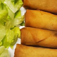 Vegetable Spring Rolls 6 Pcs · 