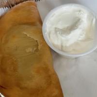 Empanadas With Fries (Choice Of 2) · Side of sour cream.